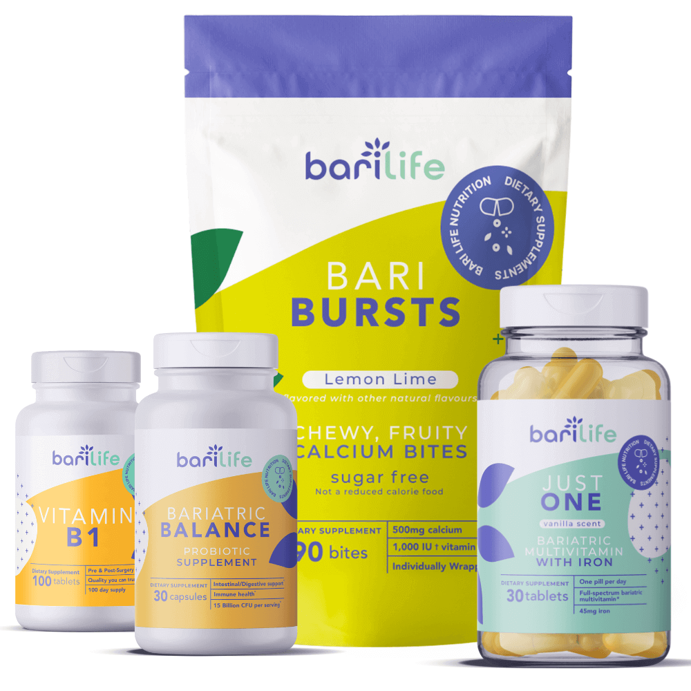 BariLife Non-Chewable Lemon Lime Supplements